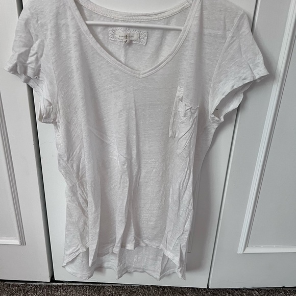 Anthropologie Pure Good Linen T-shirt - Picture 2 of 7